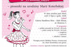 Piosenki na urodziny Marii Koterbskiej