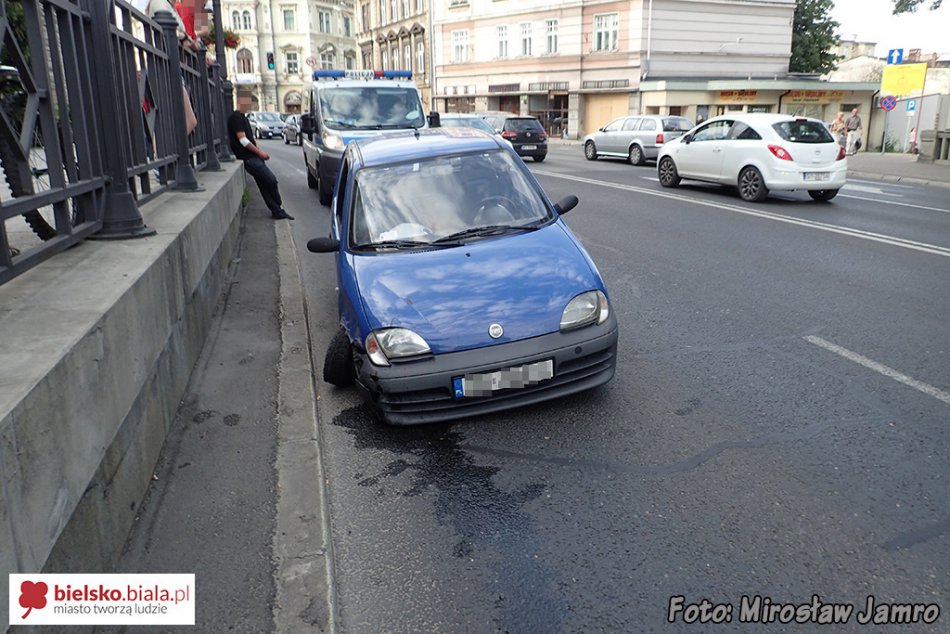 Kraksa na Zamkowej - foto