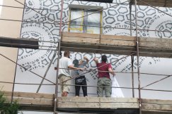 Jeszcze jeden mural w mieście - foto