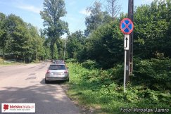 Wygodni kierowcy blokują zatokę - foto