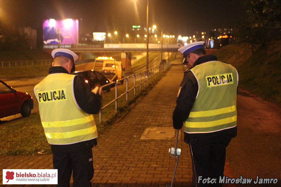 Nie zdążyła zahamować - foto