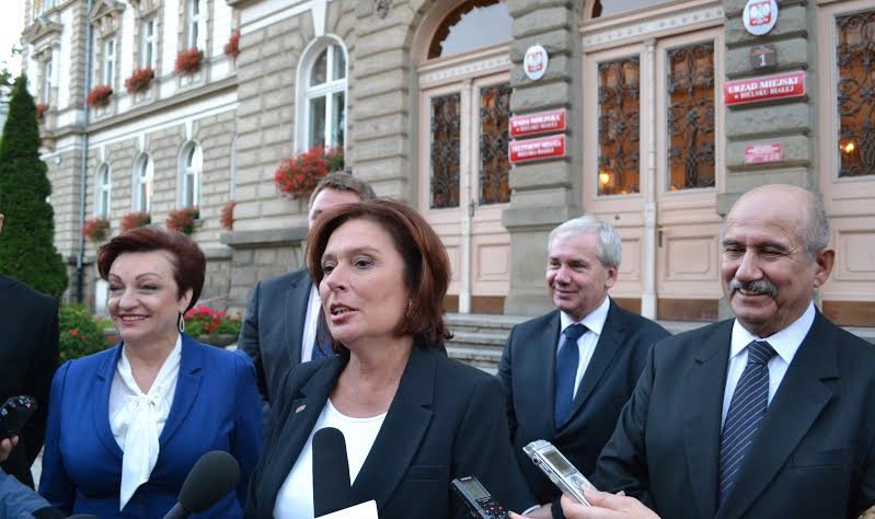 Marszałek na premierze w Bielsku-Białej
