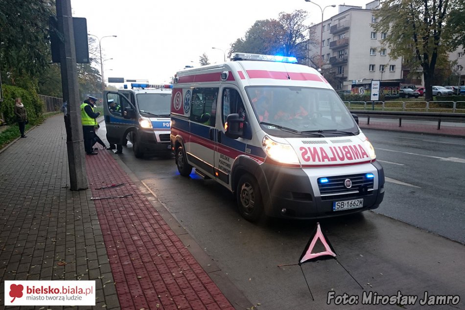 Zderzenie trzech aut - foto