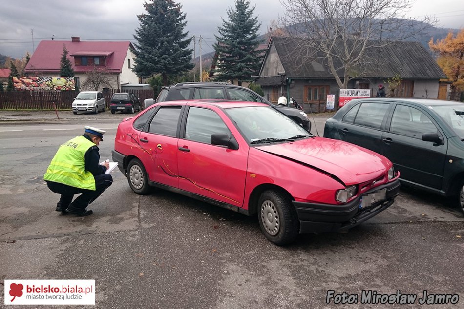 Nie zdążył zahamować - foto