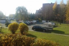 Lokal z widokiem na śmietnik