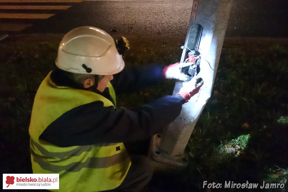 Zakończyła jazdę na latarni - foto