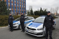 Oznakowany prezent dla drogówki