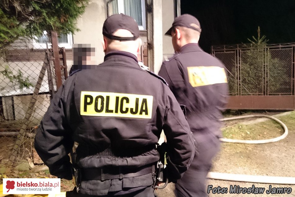 Pożar w piwnicy budynku jednorodzinnego - foto