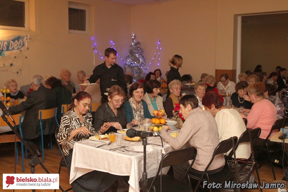 Opłatek mieszkańców z prezydentem - foto