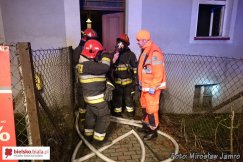 Pożar w budynku przy Krakowskiej - foto