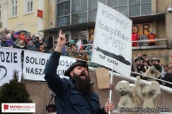 Protest w obronie mediów