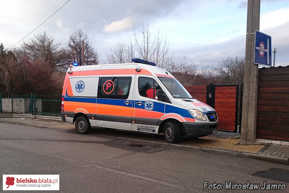 Potrącenie na chodniku - foto