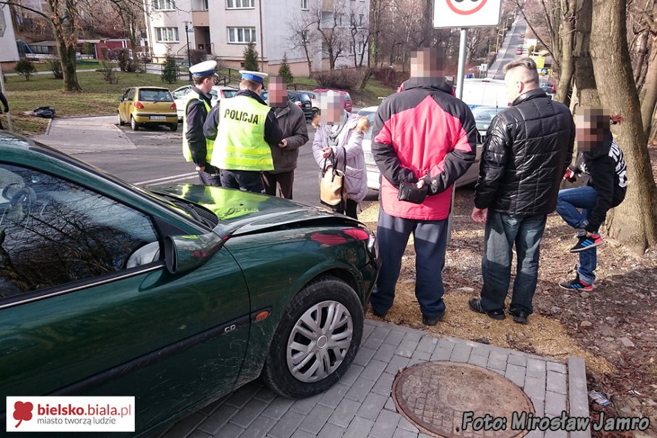 Stłuczka na Michałowicza - foto