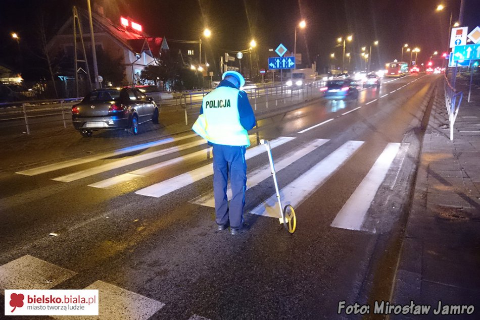 Potrącenie na przejściu - foto