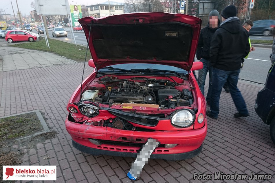 Zderzenie aut na Andersa - foto