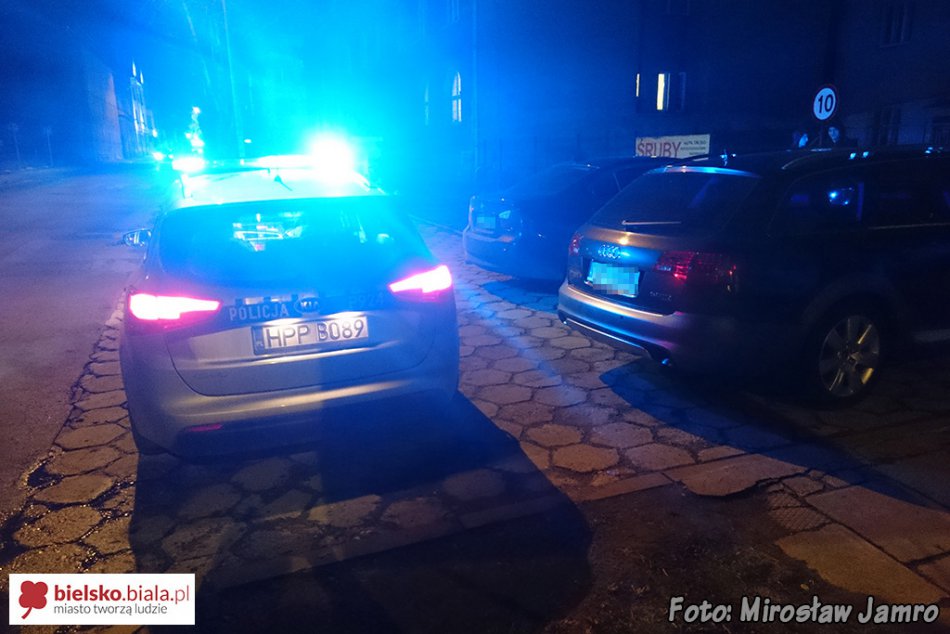 Kolizja aut na Legionów - foto