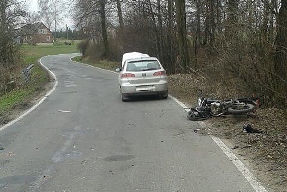 Ciężki stan motocyklisty