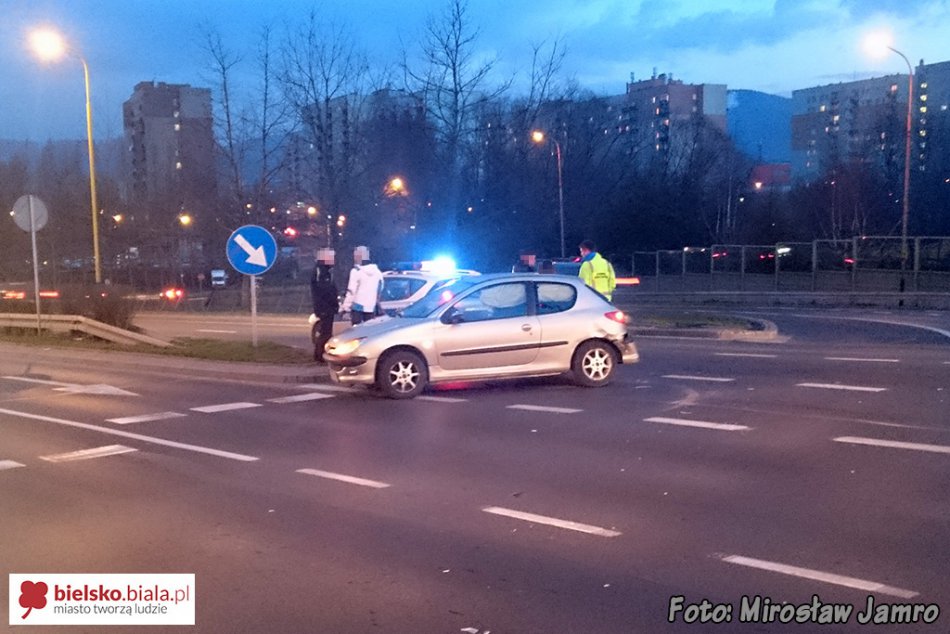 Zderzenie aut na Andersa - foto