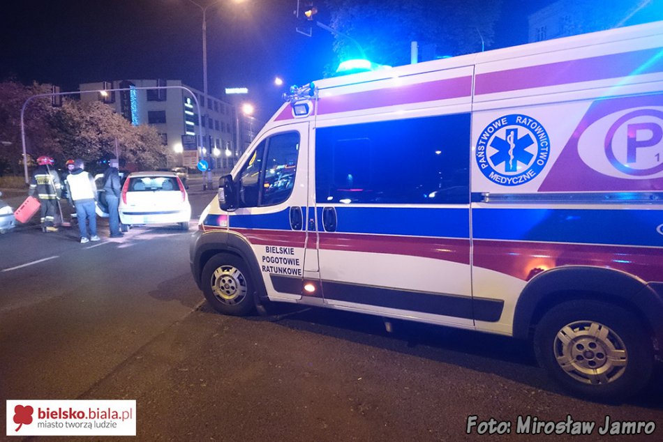 Zderzenie aut na Partyzantów - foto