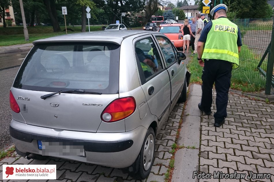 Nie zdołał zahamować - foto