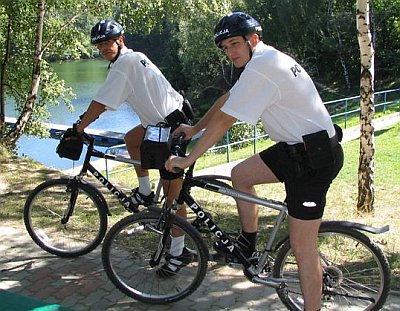 Brawura rowerzystów