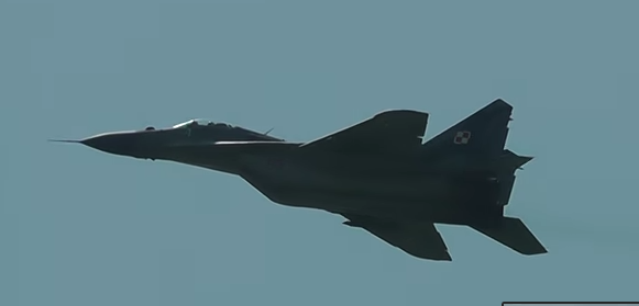 Wojskowy MiG-29 na bielskim pikniku