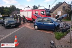 Zderzenie aut na Krakowskiej - foto