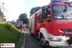 Pożar auta na Andersa - foto