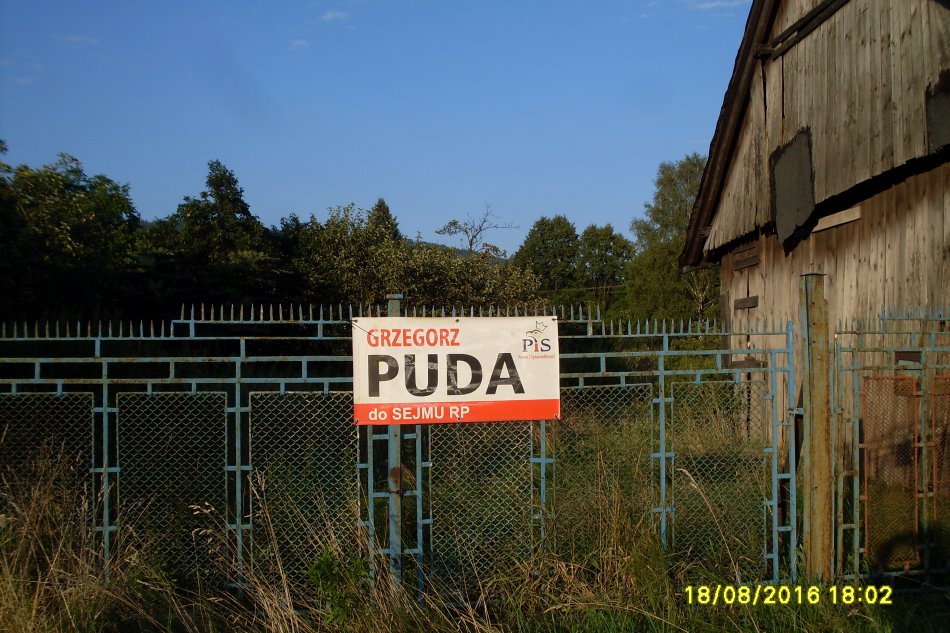 Zapomniana pamiątka z wyborów - foto