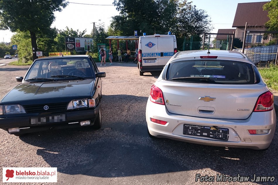Polonez kontra chevrolet - foto