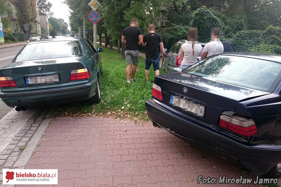 Nie zdążył zahamować - foto