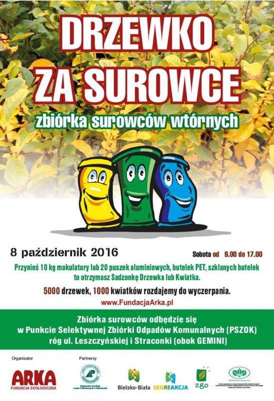 Za puszki i butelki dostaniesz sadzonkę