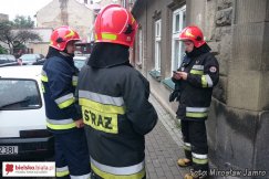 Zadymienie w kamienicy - foto