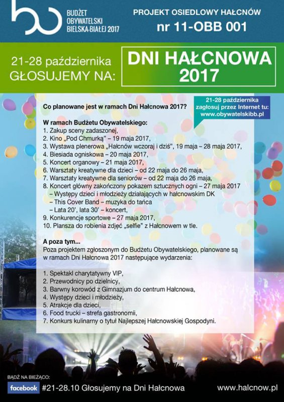 Hałcnów prosi o głosy