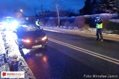 Wypadek obok przejścia dla pieszych - foto