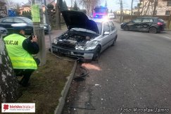 Zderzenie aut w Jasienicy - foto