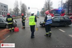 Zderzenie na Warszawskiej - foto