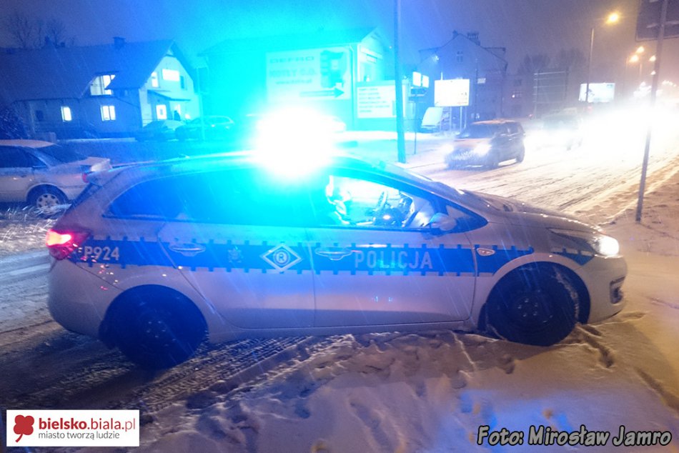 Trudne warunki na bielskich drogach - foto