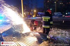 Skąd zwiało blaszany garaż? - foto