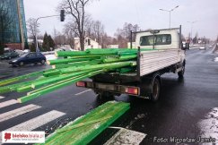 Deski na przejściu - foto