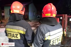 Pożar materiałów budowlanych - foto