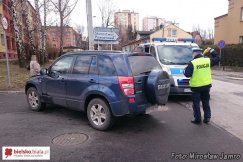 Ściął zakręt i nie zauważył pieszej - foto