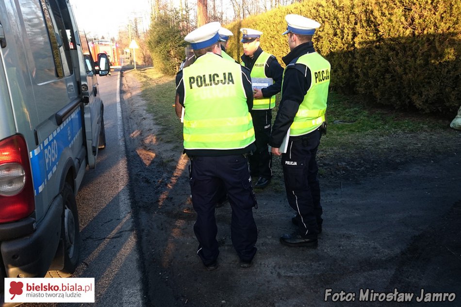 Śmiertelne potrącenie pieszej - foto
