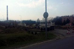 Wbili łopatę przy Międzyrzeckiej