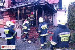 Pożar w klinice weterynaryjnej - foto