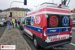 Zderzenie na żółtym - foto