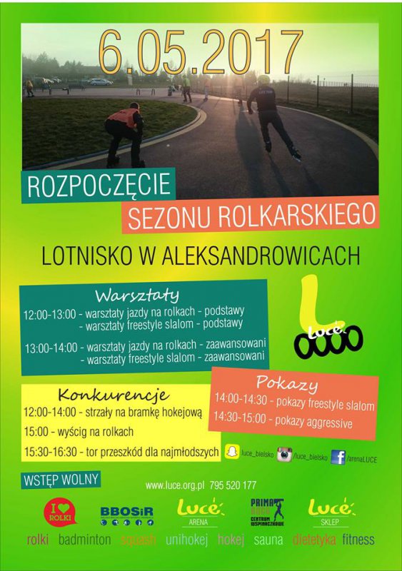 Rusza sezon rolkarski na lotnisku