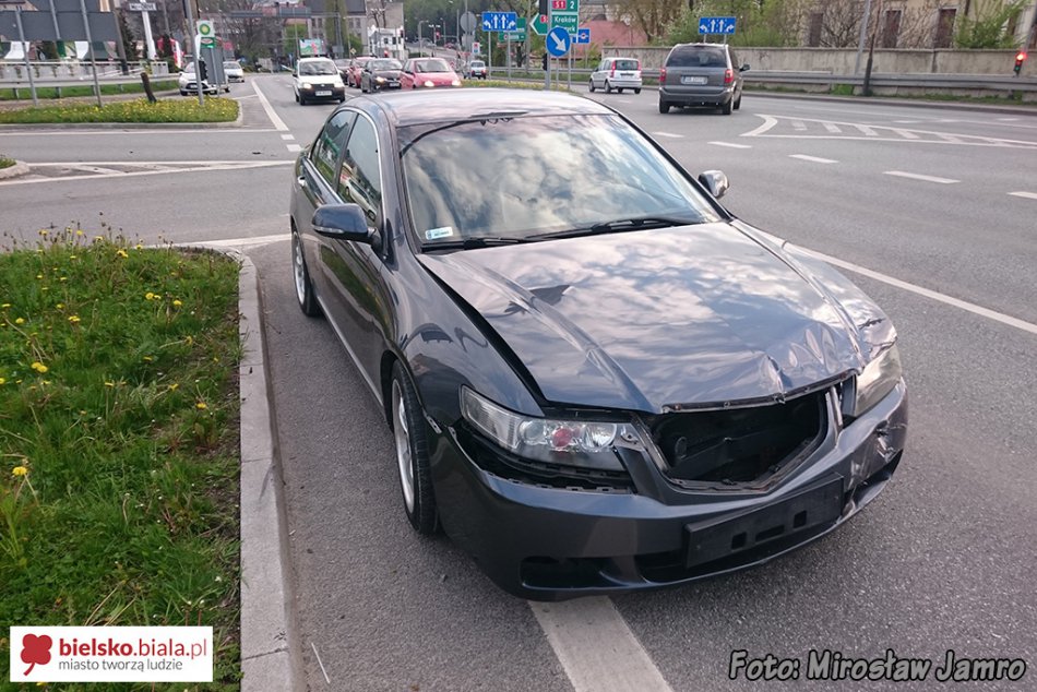 Nie zauważył czerwonego - foto