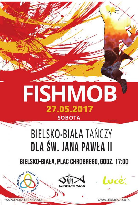 Taniec dla świętego na placu Chrobrego