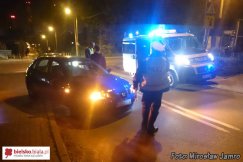 Po kieliszku chciał przestawić auto - foto